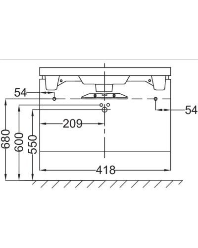Тумба белый глянец 41,8 см Jacob Delafon Reve EB1138-G1C
