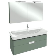 Тумба оливковый блестящий 117,3 см 2 ящика Jacob Delafon Reve EB1137-G95