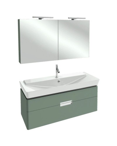 Тумба оливковый блестящий 117,3 см 2 ящика Jacob Delafon Reve EB1137-G95