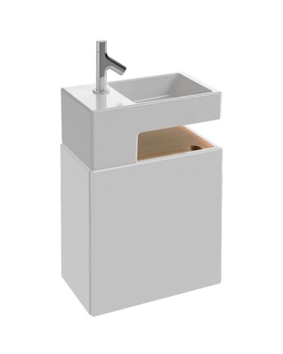 Тумба белый глянец 49,5 см L Jacob Delafon Terrace EB1178-G1C