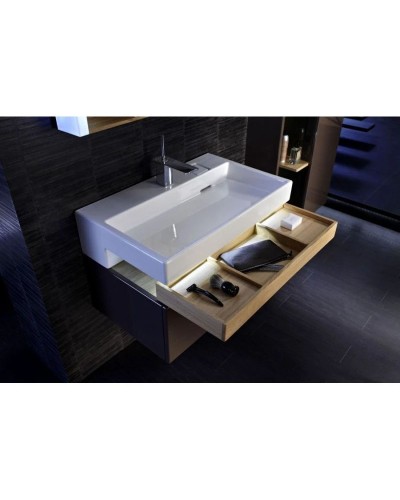 Тумба черный глянец 80 см Jacob Delafon Terrace EB1186-274