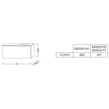 Тумба белый глянец 80,5 см Jacob Delafon Stillness EB2002-G1C