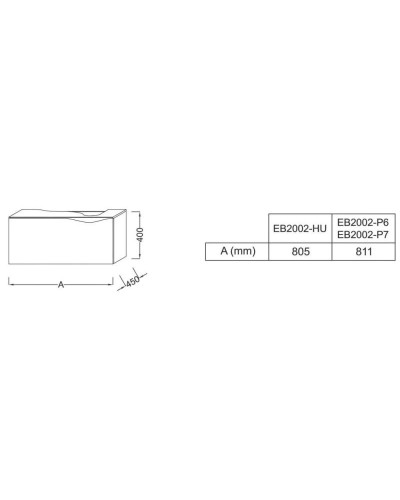 Тумба натуральный темный дуб 80,5 см Jacob Delafon Stillness EB2002-P7