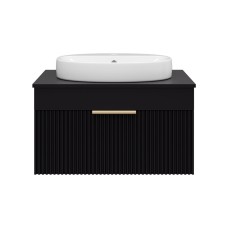 ENFIDA - 70 Тумба подвесная черная мат. эмаль 1 ящ.  (Энфида)