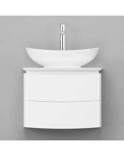 Тумба под раковину Velvex Luna 60 tpLUN.60-21.43 подвесная Белая