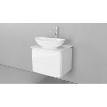 Тумба под раковину Velvex Luna 60 tpLUN.60-21.43 подвесная Белая