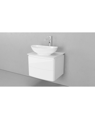 Тумба под раковину Velvex Luna 60 tpLUN.60-21.43 подвесная Белая