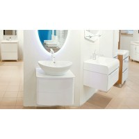 Тумба под раковину Velvex Luna 60 tpLUN.60-21.43 подвесная Белая