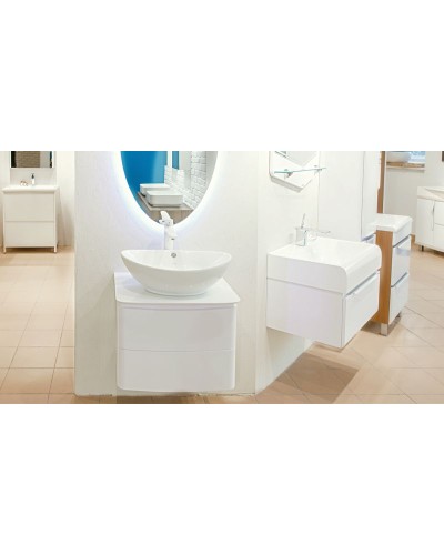 Тумба под раковину Velvex Luna 60 tpLUN.60-21.43 подвесная Белая