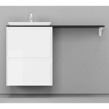 Тумба под раковину Velvex Klaufs 56x60.2Y tpKLA.56.60.2Y-616.216 подвесная Белая