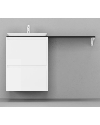 Тумба под раковину Velvex Klaufs 56x60.2Y tpKLA.56.60.2Y-616.216 подвесная Белая