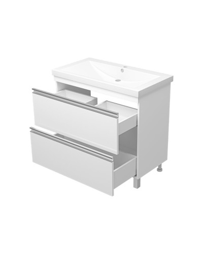 Ингрид - 90 Тумба напольная с 2 ящ.эмаль