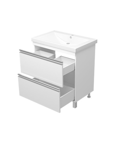 Ингрид - 75 Тумба напольная с 2 ящ.эмаль