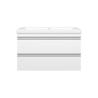 Ингрид - 90 Тумба подвесная с 2 ящ.эмаль