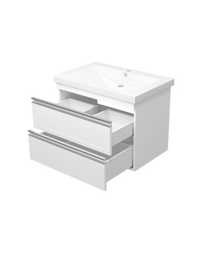 Ингрид - 75 Тумба подвесная с 2 ящ.эмаль