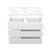 Софт - 90 Тумба напольная с 3 ящ. эмаль