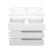 Софт - 90 Тумба напольная с 3 ящ. эмаль