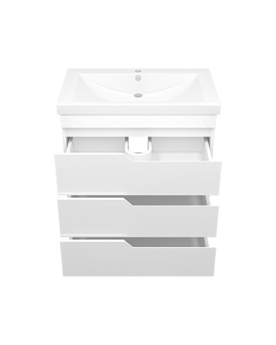 Софт - 75 Тумба напольная с 3 ящ. эмаль