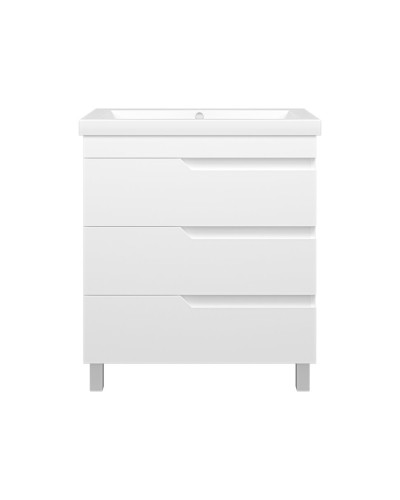 Софт - 75 Тумба напольная с 3 ящ. эмаль