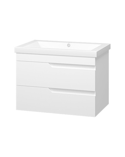 Софт - 75 Тумба подвесная с 2 ящ. эмаль