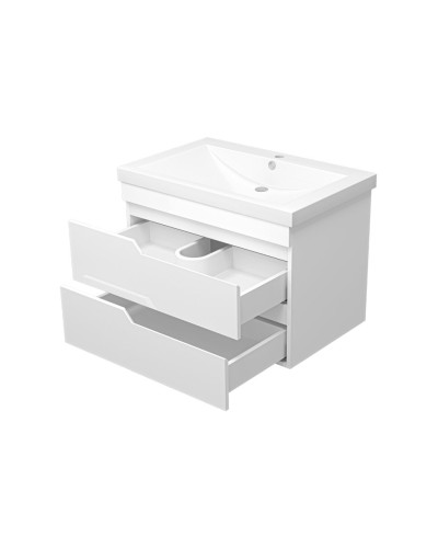 Софт - 75 Тумба подвесная с 2 ящ. эмаль