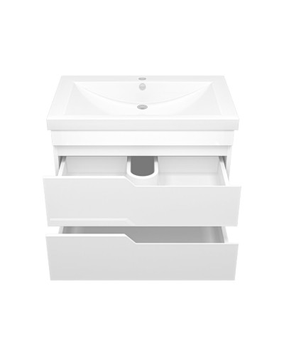 Софт - 75 Тумба подвесная с 2 ящ. эмаль