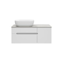 Роял -100 Тумба подвесная с 2 ящ. 1 дв. белый