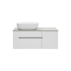 Роял -100 Тумба подвесная с 2 ящ. 1 дв. белый