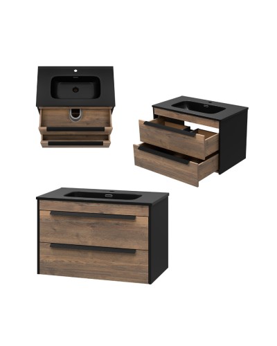 MONSOUR - 80 Тумба подвесная с 2 ящ.