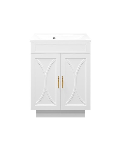 Амбра - 65 тумба прямая белая