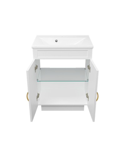 Амбра - 65 тумба прямая белая