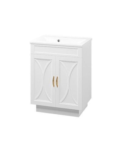 Амбра - 65 тумба прямая белая