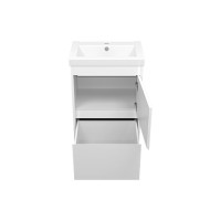 Алиса - 50 тумба 1 ящ. напольная белая эмаль