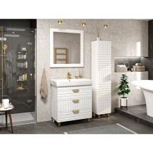 GLOSTER - 80 Тумба с 3 ящ. напольная, белый