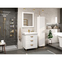 GLOSTER - 70 Тумба с 3 ящ. напольная, белый