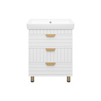 GLOSTER - 70 Тумба с 3 ящ. напольная, белый