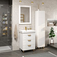 GLOSTER - 60 Тумба с 3 ящ. напольная, белый