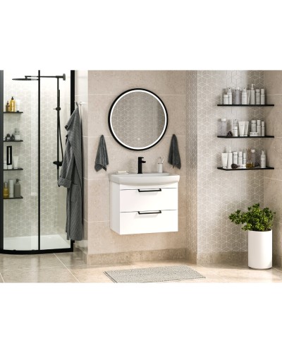 Клермонт - 60 тумба подвесная 2 ящ. (эмаль)