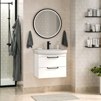 Клермонт - 60 тумба подвесная 2 ящ. (эмаль)