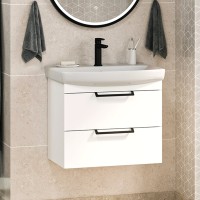 Клермонт - 60 тумба подвесная 2 ящ. (эмаль)