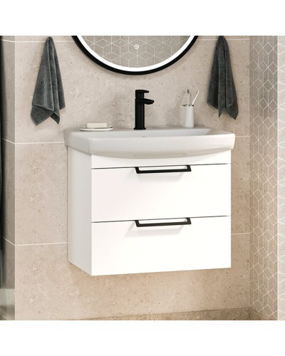 Клермонт - 60 тумба подвесная 2 ящ. (эмаль)