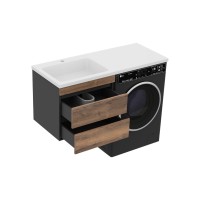 Коломбо - 60 Тумба под стиральную машину подвесная 2 ящ.