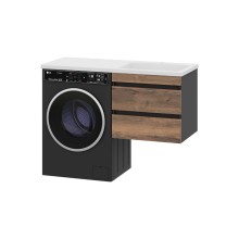 Коломбо - 60 Тумба под стиральную машину подвесная 2 ящ.