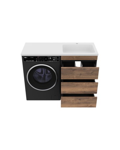 Коломбо - 60 Тумба под стиральную машину напольная 3 ящ.