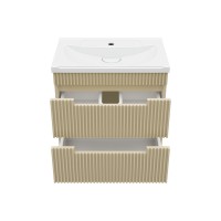 ARIANA - 60 Тумба подвесная с 2 ящ. капучино (эмаль)