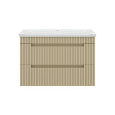 ARIANA - 80 Тумба подвесная с 2 ящ. капучино (эмаль)