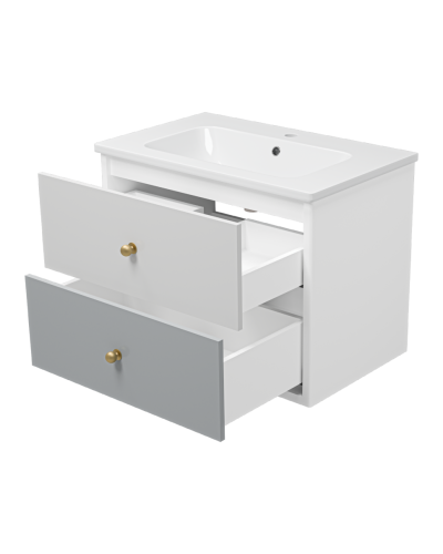 Анастейша - 80 Тумба подвесная с 2 ящ.