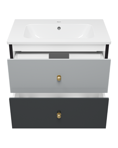 Кристиан - 80 Тумба подвесная с 2 ящ.