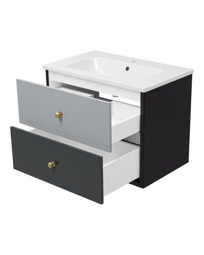 Кристиан - 80 Тумба подвесная с 2 ящ.