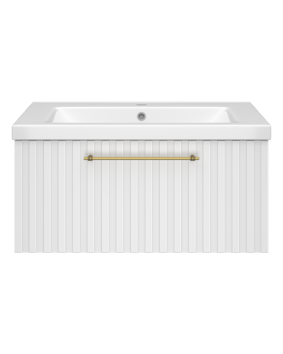 ALICANTE - 80 Тумба подвесная с 1 ящ. белый